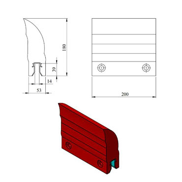 Conveyor Belt Wiping Blades