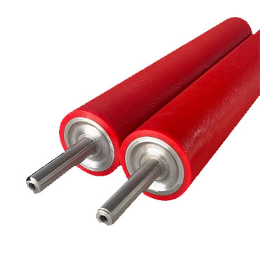 Polyurethane Conveyor Rollers with shafts