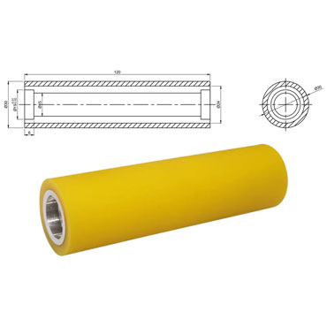 Idler Rollers with Bearings