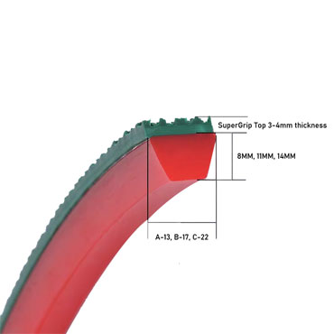 PU V-Belt With Super Grip
