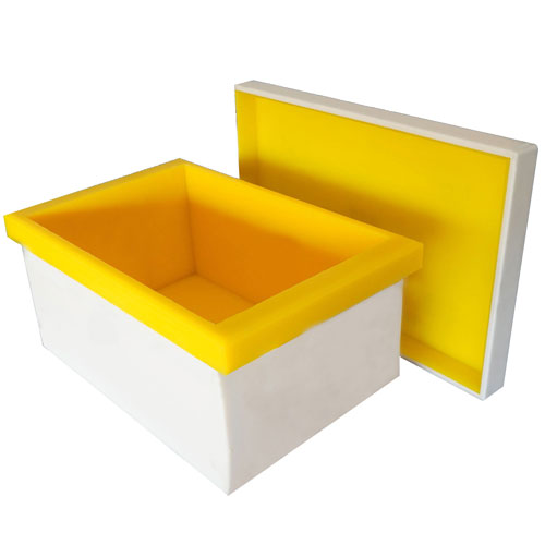 Polyurethane Lined Metal Transport Box
